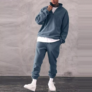 Conjunto Deportivo de Invierno para Hombre, Estilo Casual Urbano, Personalizable con Logotipo, Talla Grande XL, Transpirable, 2025 OEM - Product Image 1