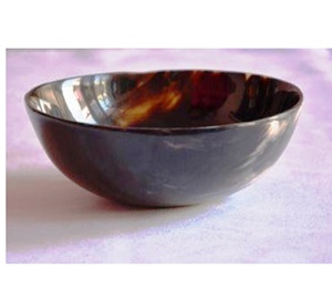 Cuenco de cuerno Cuerno de búfalo natural Rústico Moderno Oval Formas redondas Cuerno Plato de afeitar - Product Image 5