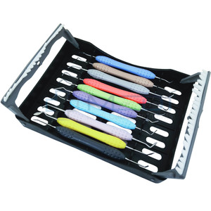 Kit d'instruments de remplissage en composite dentaire avec 10 instruments manuels en acier inoxydable pour usage dentaire professionnel - Product Image 2