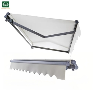 Usine directe <span class=keywords><strong>3M</strong></span> 4M 5M 6M 7M ombrage extérieur bras pliant pare-soleil auvent intelligent <span class=keywords><strong>motorisé</strong></span> toit rétractable auvent en aluminium - Product Image 1
