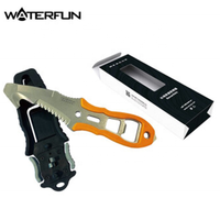 Couteau de poche en alliage de titane, nouveau Style couteau de Camping avec poignée caoutchoutée confortable pour le sauvetage en eau