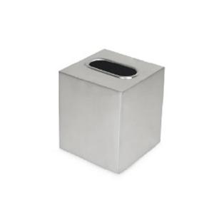 Caja de pañuelos de Metal pulido brillante plateado diseño moderno clásico para el Hogar Escuela Universidad Hotel artículo decorativo elegante soporte de papel - Product Image 1
