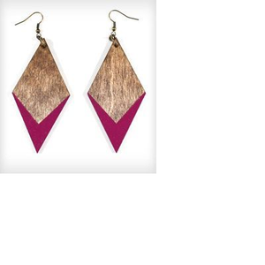 ต่างหูแฟชั่นใหม่สำหรับผู้หญิงต่างหูแฟชั่นลายเสือดาวกลวงแนวพังก์ต่างหูห่วงแฟชั่นทรงเรขาคณิต - Product Image 3