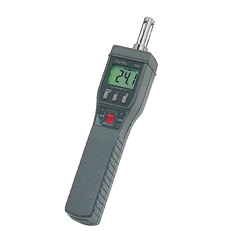 DTM-550 Teclel, Pengukur Kelembapan Temperatur Higrometer Temperatur Tinggi Akurasi Tinggi