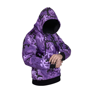 Sudadera con capucha personalizada con cremallera para hombre 100% algodón lavado ácido French Terry con Sun Faded Distressed Boxy Design Applique unisex Technics - Product Image 4