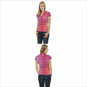 Polo elegante de algodón para mujer con tapeta de botones y cómodo Polo moderno de ajuste moderno para mujer - Product Image 4