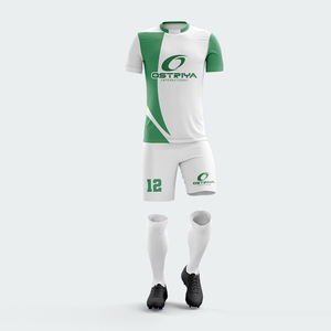 Bajo MOQ Uniformes de fútbol hechos a medida Impresión personalizada Logo Team Wear Soccer Jersey y Shorts Set para la venta - Product Image 2