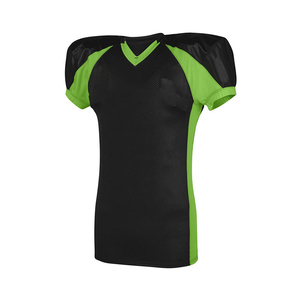 Camisetas de fútbol americano hechas a medida de alta calidad, diseño bordado, estilo americano, de talla grande, Boxy Fit, camiseta de fútbol de malla - Product Image 2