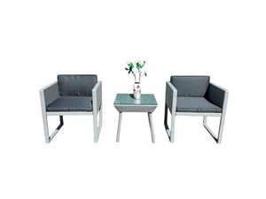 Ensemble de café bistro en polyrotin PRCF-124, mobilier d'extérieur fabriqué au Vietnam - Product Image 4