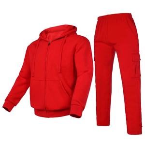 Conjunto Deportivo Unisex con Logotipo Personalizado al por Mayor, Conjunto Deportivo Ajustado para Hombre, Chándal Informal de Forro Polar para Hombre - Product Image 1