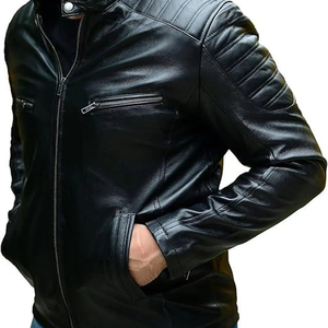 Veste d'hiver unisexe en cuir de haute qualité, imperméable, coupe-vent, respirante, personnalisable, style urbain tendance - Product Image 1