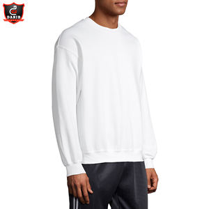 Sweat-shirt à col rond pour hommes personnalisé de la meilleure qualité imprimé de motifs solides nouveau design polaire surdimensionnée hiver grande taille teint uni - Product Image 5