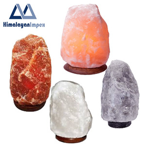 งานฝีมือธรรมชาติโคมไฟเกลือหิมาลัยสไตล์ฮวงจุ้ย2-3กก. แกะสลักรูปทรงธรรมชาติผลิตในปากีสถานสำหรับของขวัญเพื่อสุขภาพ - Product Image 3