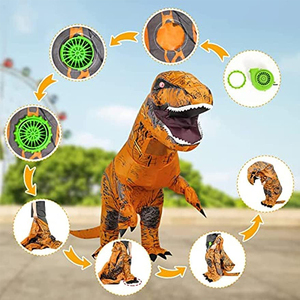 Disfraz De Mascota De <span class=keywords><strong>Dinosaurio</strong></span> Cosplay Inflable De Poliéster Dragón T-Rex Para Adulto Directo De Fábrica Para <span class=keywords><strong>Carnaval</strong></span> - Product Image 4
