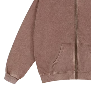 Sudadera Extra Grande con Efecto Desgastado, Lavado Ácido Vintage, Algodón Grueso, Estilo Urbano, Corte Regular, para Hombre y Mujer, Impermeable, en Oferta - Product Image 2