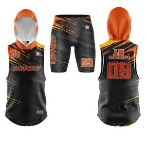 Ensemble d'uniformes de football avec drapeau personnalisé 7v7, nouveauté respirante, disponible dans toutes les tailles, y compris les uniformes personnalisés grande taille - Product Image 5