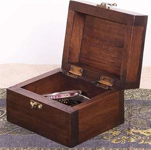 Decorative Customizable <b>Wooden</b> <b>Jewelry</b> <b>Box</b> Intricate Carved Design for Organizing Personal <b>Jewelry</b> Home Storage Wholesale Price - Product Image 1