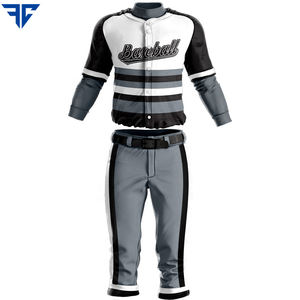 OEM Vente en gros Maillot de baseball en polyester personnalisé Vêtements de sport unisexe et respirant pour adultes Ensembles de logo imprimé personnalisable Grande taille - Product Image 2