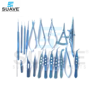 Kit de microcirugía ocular oftálmica de mejor tamaño, el mejor Material, instrumentos de microcirugía de acero inoxidable de SUAVE SURGICAL INSTRUMENTS - Product Image 6