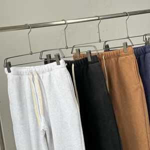 Ensemble 2 pièces de sweat-shirt à capuche en éponge française avec broderie lourde personnalisée et pantalon de survêtement évasé à jambe large fabricant de survêtements - Product Image 5