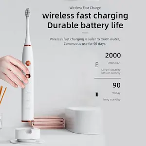 Dental Clean Automatic Smart Ultrasonic Sonic Toothbrush Rechargeable Portable Travel Electrical Sonic Toothbrush For Adult