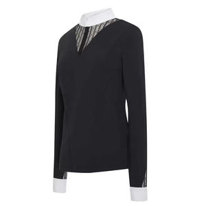 Nuevo diseño, ropa Ecuestre para mujer, ropa deportiva, camisa de espectáculo de equitación, camisas de manga larga para mujer a la venta - Product Image 2