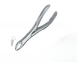 Forceps d'extraction dentaire Fig.150 Manuel Qualité supérieure Certifié CE Logo personnalisé Instruments dentaires en acier inoxydable - Product Image 3