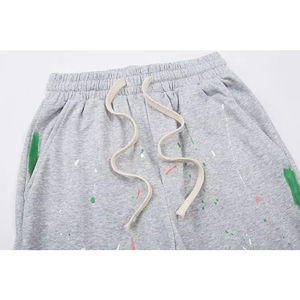Nuevos pantalones de chándal deportivos informales para hombres Transpirable Cómodo Algodón Cintura media Tela antiarrugas para el trabajo y los Deportes Pantalones de chándal - Product Image 3