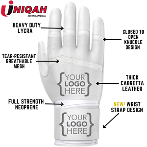 Gants de frappeur de baseball de haute qualité prix de gros en cuir gants de frappeur de baseball personnalisés/gants de frappeur de softball de qualité supérieure - Product Image 3