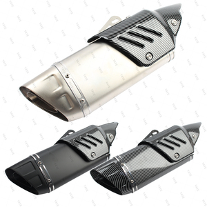 Silencieux d'échappement de moto universel 51mm AKR pour <span class=keywords><strong>KTM</strong></span> RC <span class=keywords><strong>125</strong></span> 250 390 pour YAMAHA R6 R3 Ninja Z 400 250 Z900 ZX6R - Product Image 3