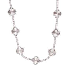 Bijoux fins Hip Hop Bling en argent sterling 925, testé au diamant, VVS, chaîne en moissanite à quatre feuilles pour hommes - Product Image 3