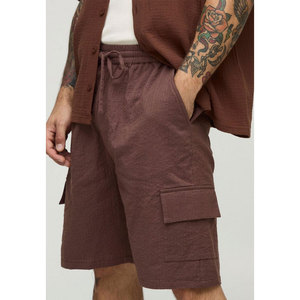 100% coton hommes Shorts été meilleure qualité multi-poches respirant Cargo Shorts pour hommes - Product Image 6