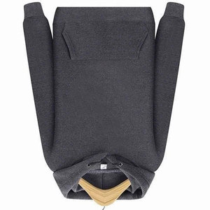 Sweats à capuche pour hommes de taille personnalisée pour vêtements de rue Sweats à capuche à enfiler avec logo personnalisé Sweats à capuche pour hommes Pull-Over - Product Image 4