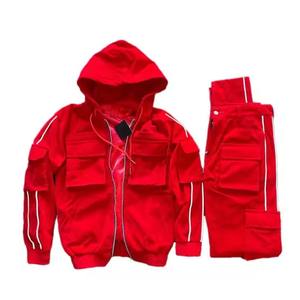 Offre Spéciale Qualité Premium 2025 Modèle Warm Up 65% Coton 35% Polyester Respirant Style Unique Survêtement Adulte - Product Image 6