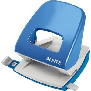 เครื่องเจาะกระดาษ Leitz NeXXt 5008 ขนาด 8 ซม. 30 แผ่น (80 กรัม/ตร.ม.) สีฟ้าอ่อน พร้อมรางนำ ทนทาน คุณภาพสูง - Product Image 1