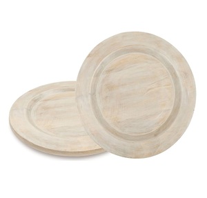 Plato de Madera Redondo para Servir, Superventas, el Mejor Embalaje, Plato para Aperitivos 100% Madera Natural, Plato de Madera con Diseño Personalizado - Product Image 4
