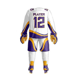 Comfortable <b>Men</b> Ice Hockey Uniform Breathable Hot Selling Light <b>Weight</b> <b>Men</b> Ice Hockey Uniform With In Latest Designs - Product Image 5