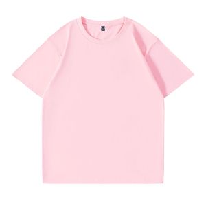 เสื้อยืดผ้าฝ้ายสีทึบสำหรับผู้ชายเทรนด์สตรีทเสื้อยืดโลโก้สำหรับผู้ชายสามารถปรับแต่งเองได้สำหรับฤดูร้อน - Product Image 1