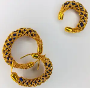 Модные ювелирные изделия ожерелье готовое к отправке оптовый запас Африканский 4 штуки кружевной браслет erraings кольца на палец оптом купить скидку