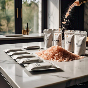 Sel rose biologique de l'Himalaya, certifié HACCP, à grains fins et grossiers, emballage personnalisé, riche source de vitamines et minéraux complexes - Product Image 1