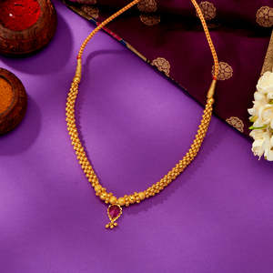 Punyarekha Gold Thushi - Joyería Coleccionable Cultural - Product Image 1