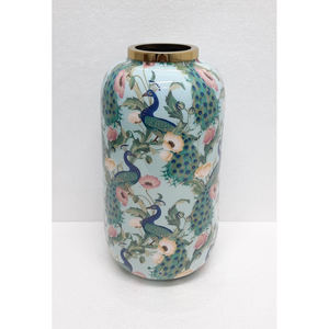 Diseño atractivo florero de metal calcomanía esmalte terminado para la Oficina y la decoración de Mesa del hogar hecho a mano personalizado a granel - Product Image 1