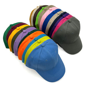 Gorra de béisbol Lisa sólida al por mayor gorras deportivas infantiles con logotipo bordado personalizado - Product Image 2