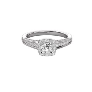 Anillo Solitario de Oro de 14K para Mujer con Diamante Cultivado en Laboratorio - Product Image 3