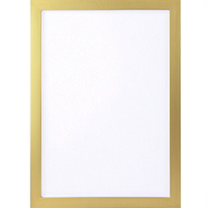 Marco Metálico Dorado de PVC DURAFRAME DIN A4, Resistente, 2 Unidades por Paquete Marco Magnético DURABLE - Product Image 2