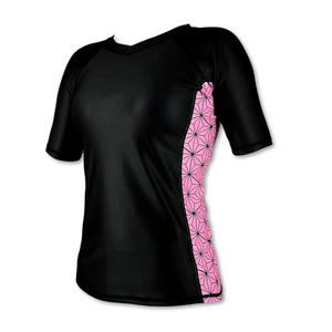 T-shirt de compression Rashguard pour femmes MMA Spandex Polyester Respirant Écologique Séchage rapide Entraînement de gym BJJ Court Transfert thermique - Product Image 1