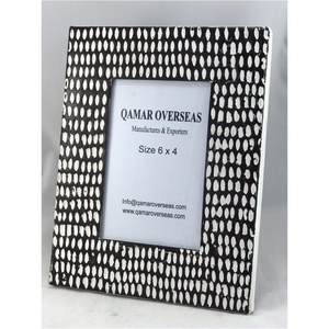 Cadre en métal en fer rectangulaire imprimé numérique blanc moderne Table personnalisée décorative pour la maison Accessoires d'album photo - Product Image 6