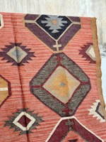 Tapis Kilim en laine jute fait main grand Dhurrie indien pour la maison salon chambre porte prière Camping Style tissé moderne
