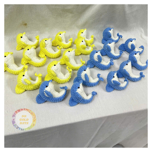 Muñecos de Animales de Ganchillo Hechos a Mano, Lindos Peluches de Animales Tejidos, Mini Juguetes de Ganchillo de Rana, Cangrejo y Perro para Regalos de Bebé - Product Image 5