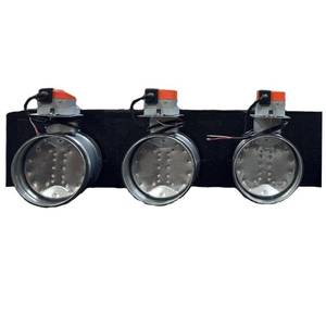 โฟมโพลียูรีเทนแบบ 3 โซน พร้อมแดมเปอร์มอเตอร์ขนาด 160 หรือ 200 มม. โดย Lindab สำหรับระบบ HVAC - Product Image 3